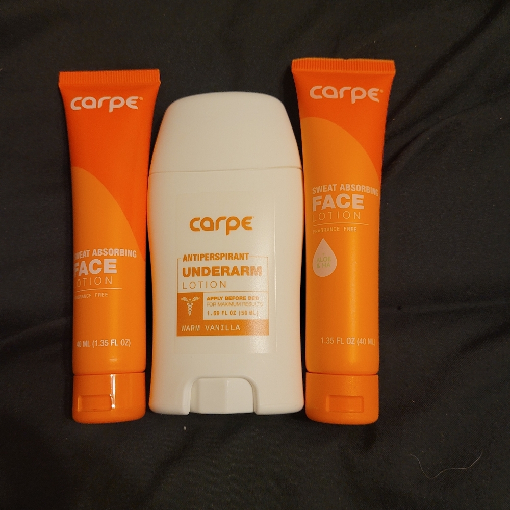 Carpe Antiperspirant and Face Lotion Set, Custom Listing